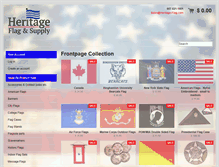 Tablet Screenshot of heritage-flag.com